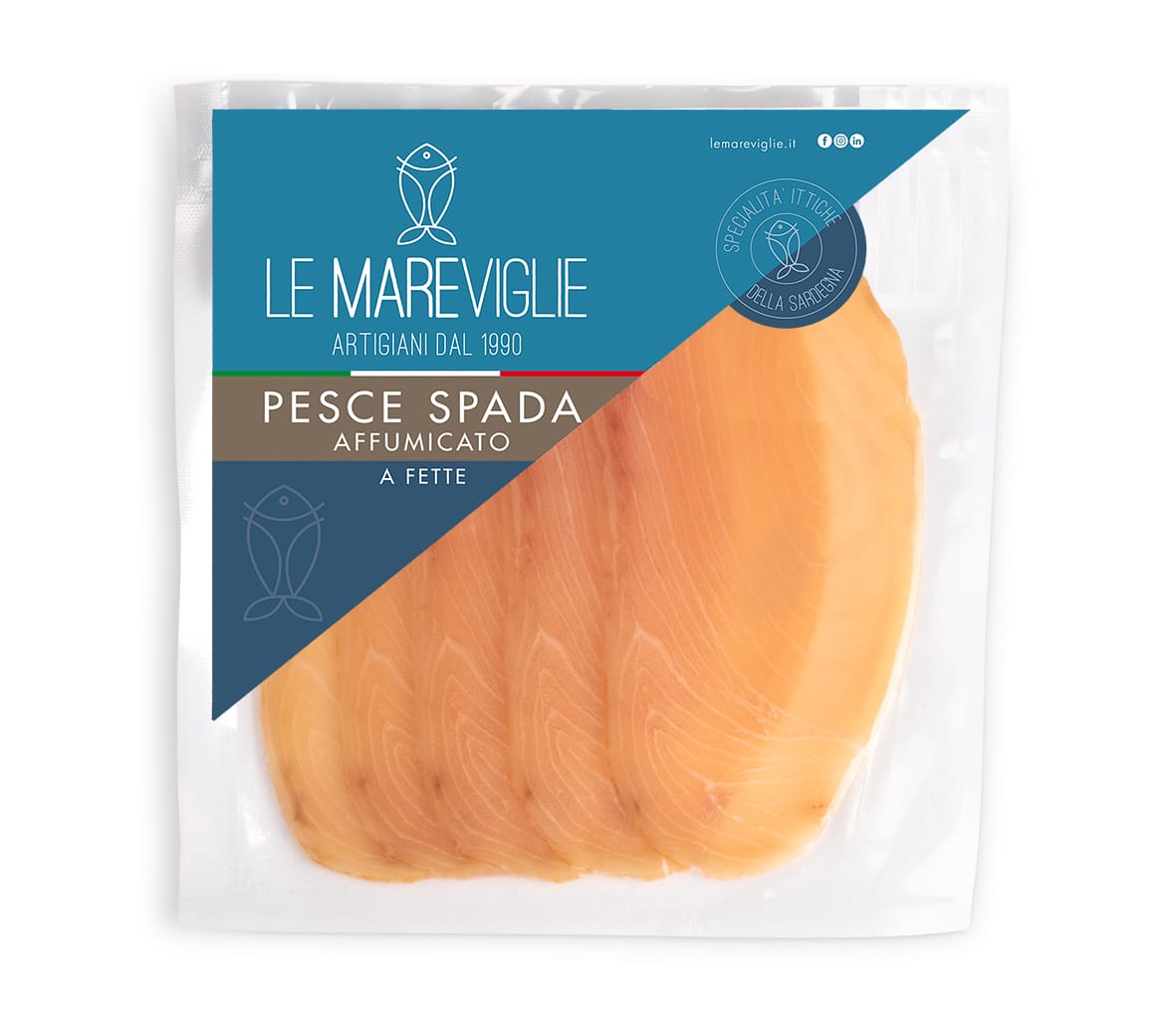 Pesce spada affumicato - Fette