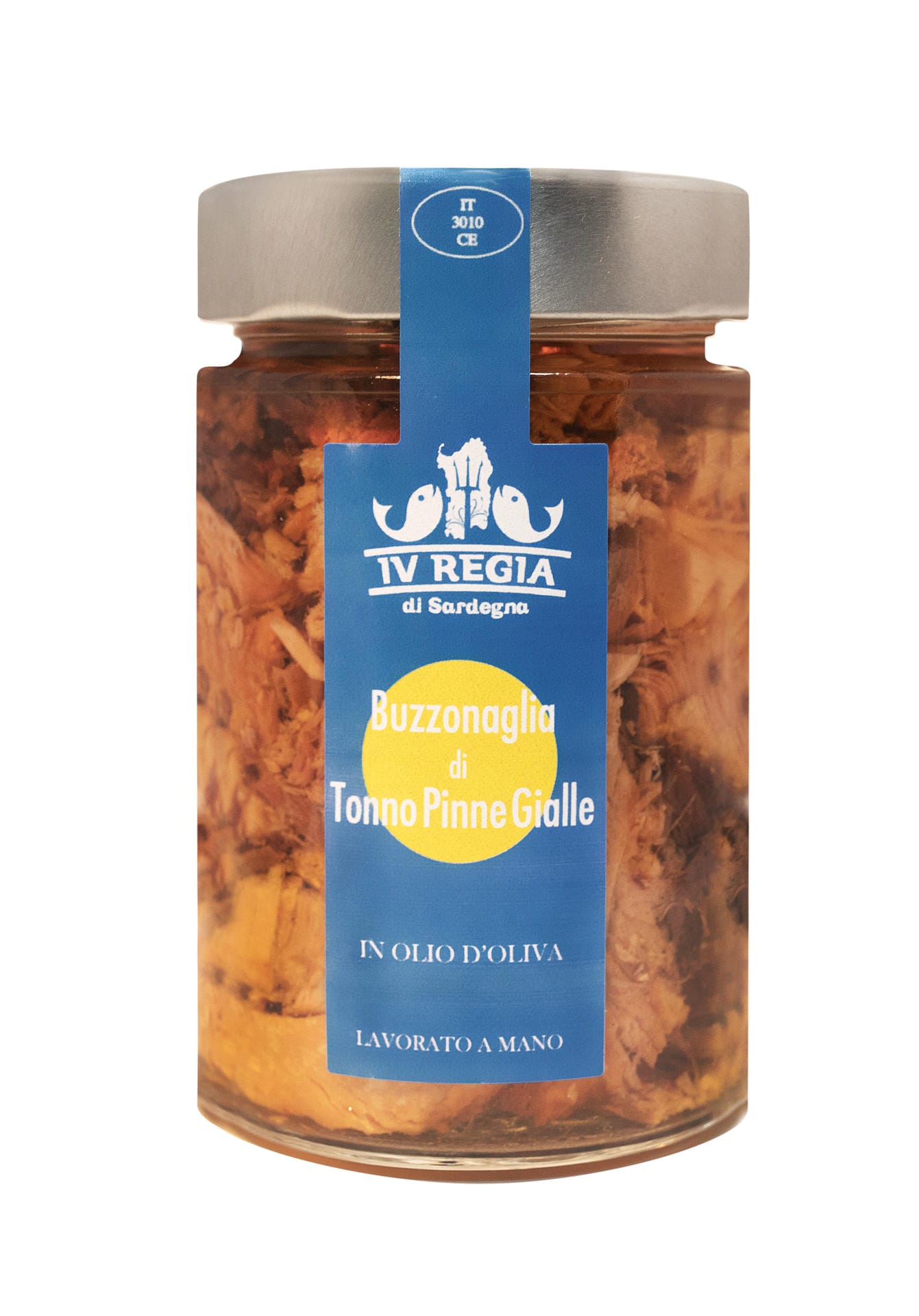 Buzzonaglia di tonno pinne gialle - Vaso vetro IV Regia