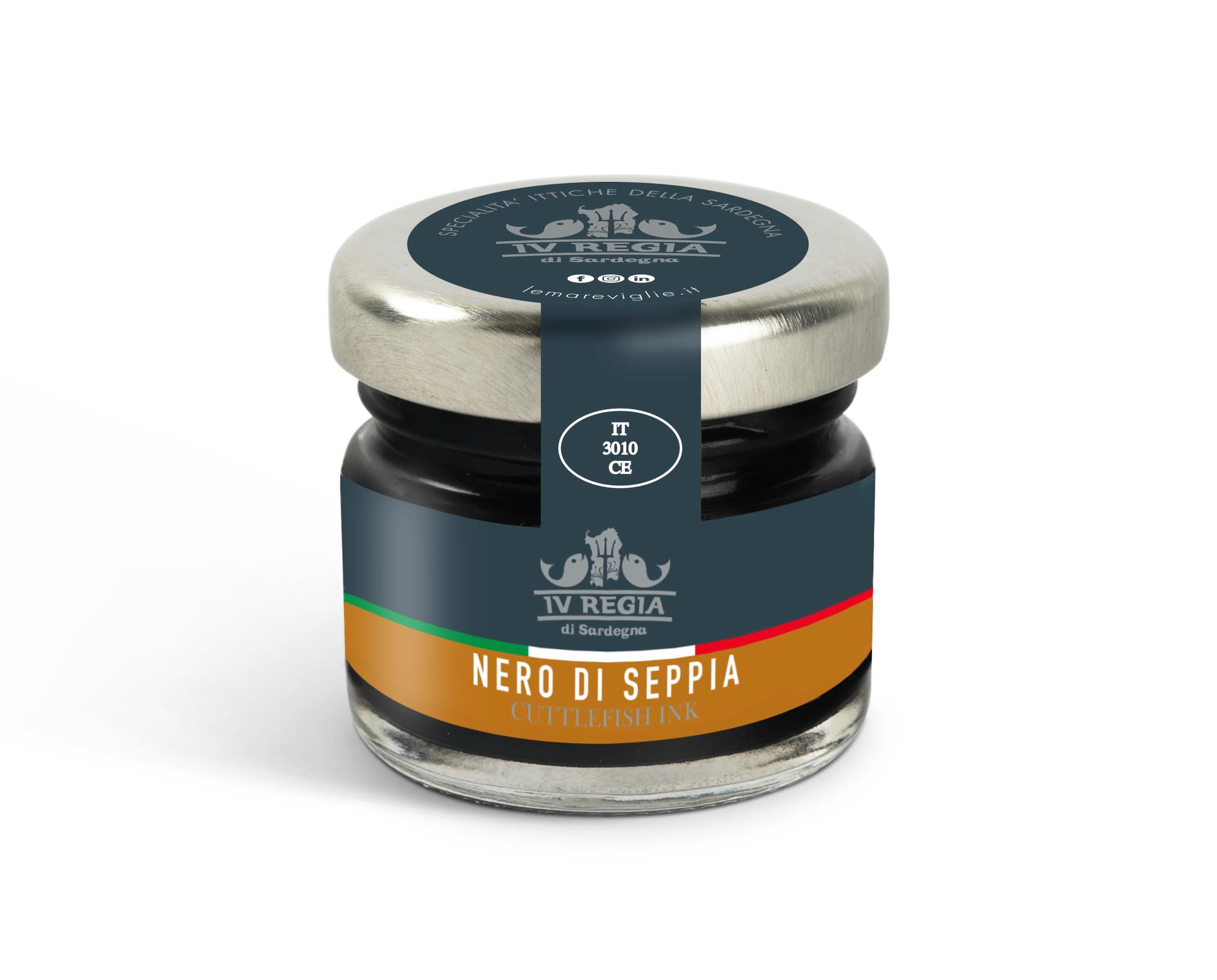 Dettaglio ingrediente nero di seppia