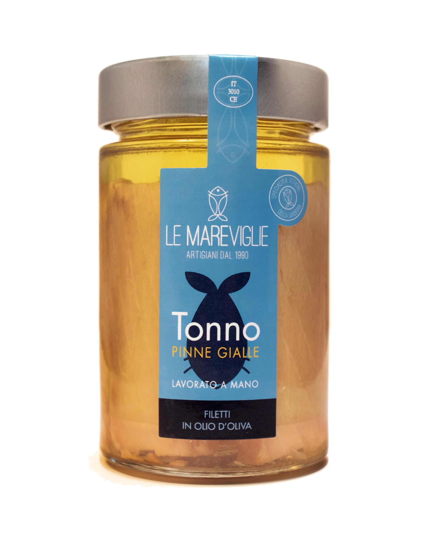 Tonno pinne gialle in olio - Vasetto